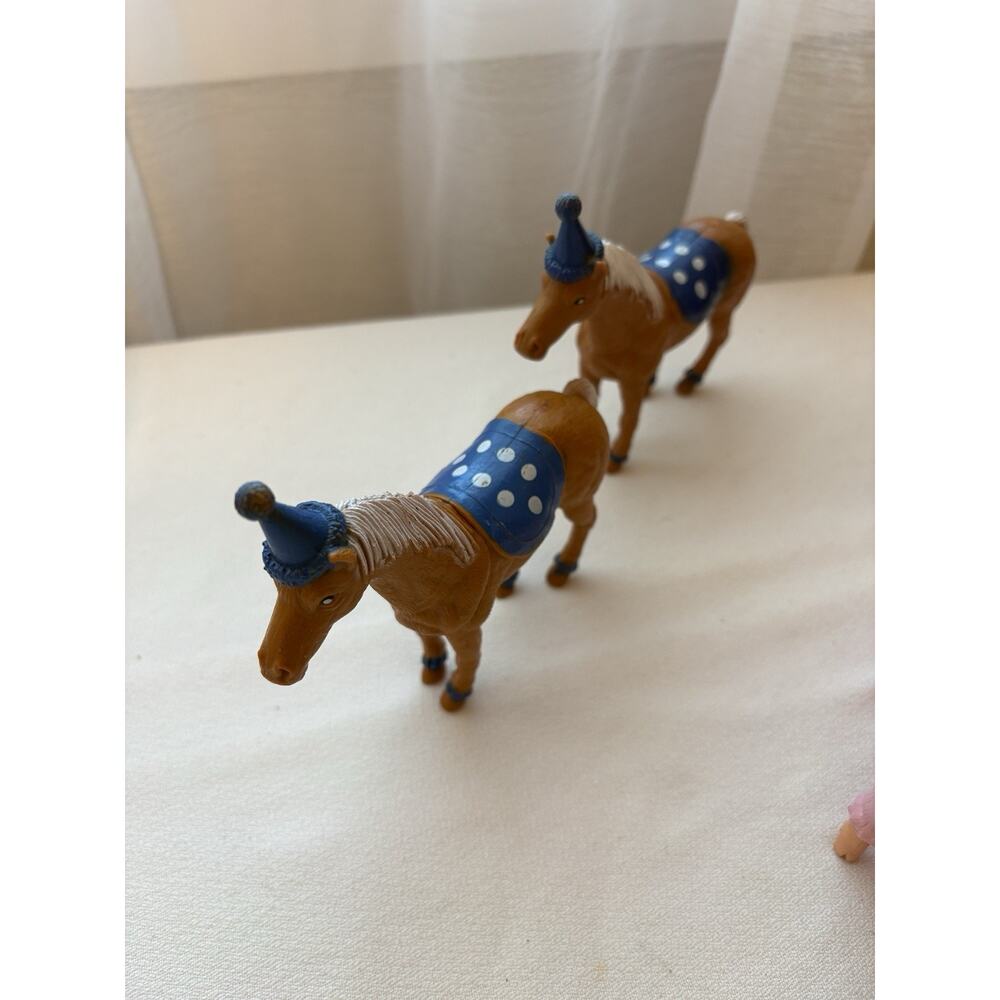 Lot 6 Ankyo Target Party Animals Figures Farm Toys Cake Topper Chicken Pig Horse - Picture 10 of 11